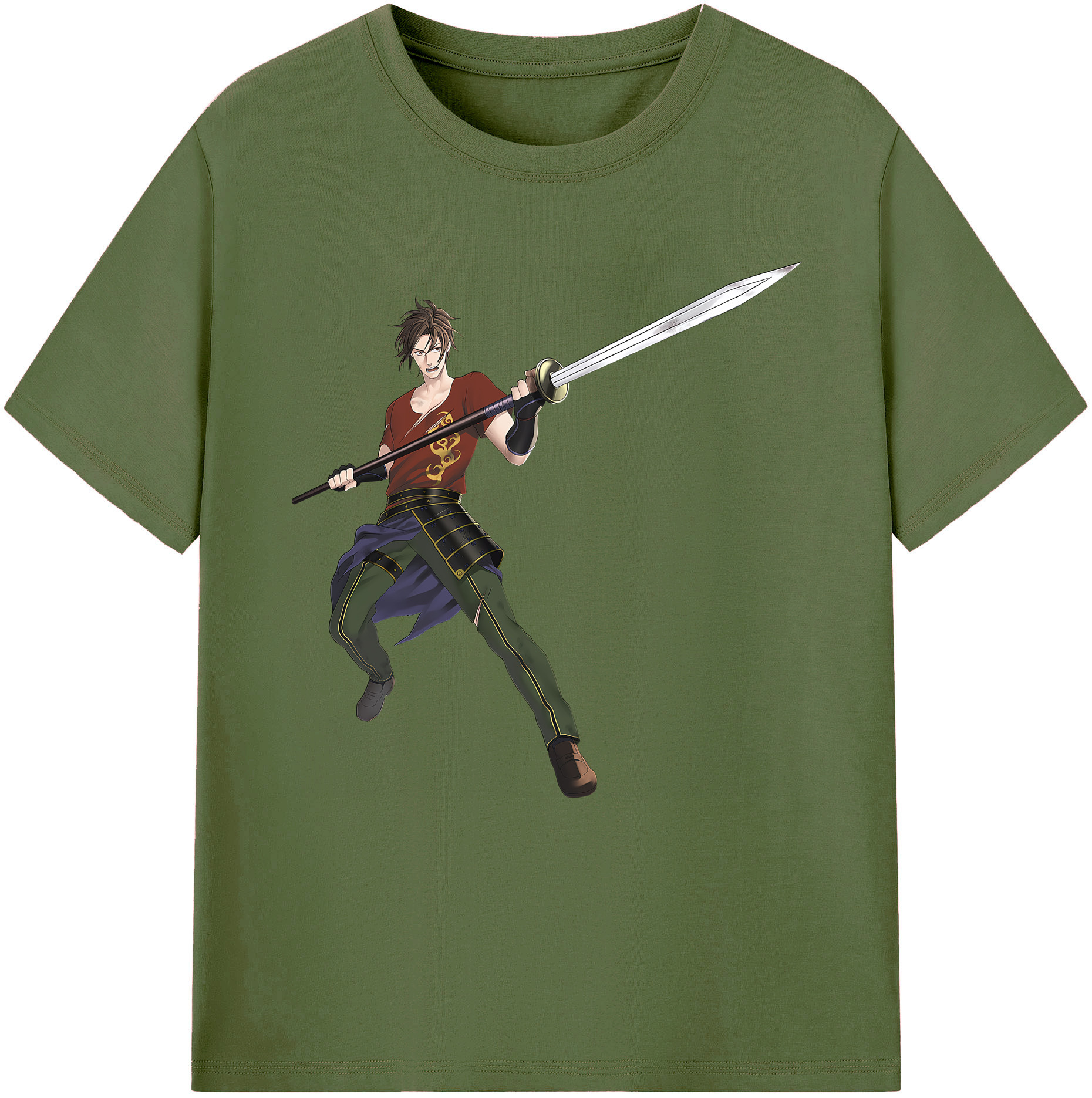 （画像用） 刀剣乱舞 Touken Ranbu 綿100％半袖Tシャツ（フロントプリント）